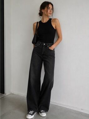 Rag & Bone Miramar Terry Andi Wide Pant Size 27